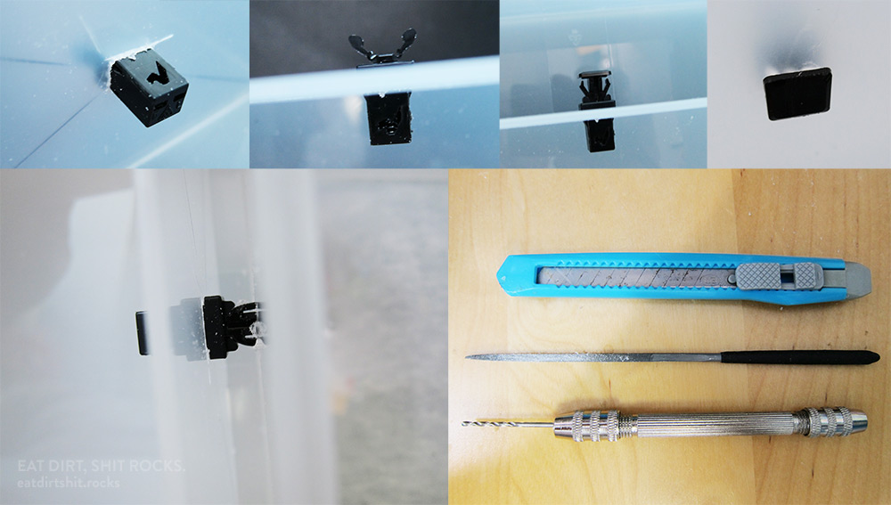 The heat-shrink tubing shrunk, but not in an aesthetically pleasing way.