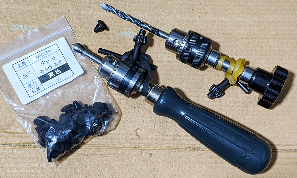 Tools and materials used.