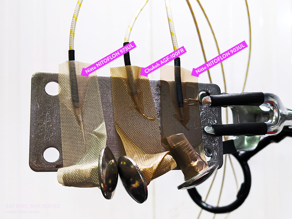 My second experimental setup, pre-test.