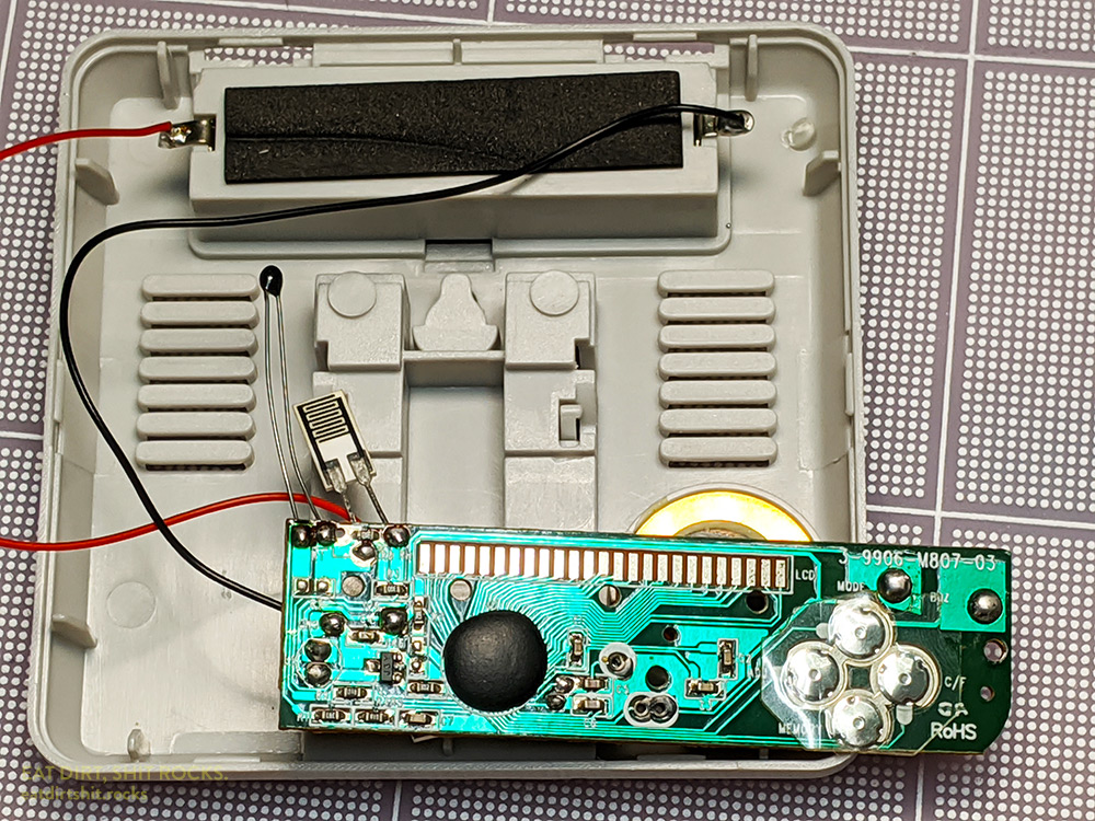 Front of the SMART SENSOR AS808's PCB.