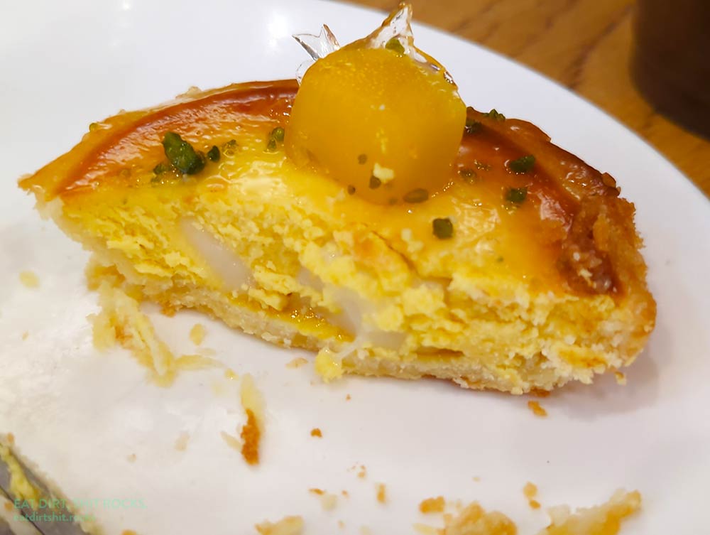 How much flour can be added to tart filling before the end product ceases to qualify as a tart?