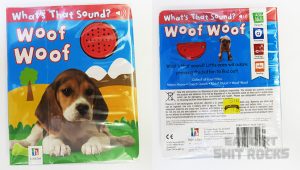 Front and rear cover of "Woof Woof".